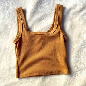 Shein cropped plain tank top